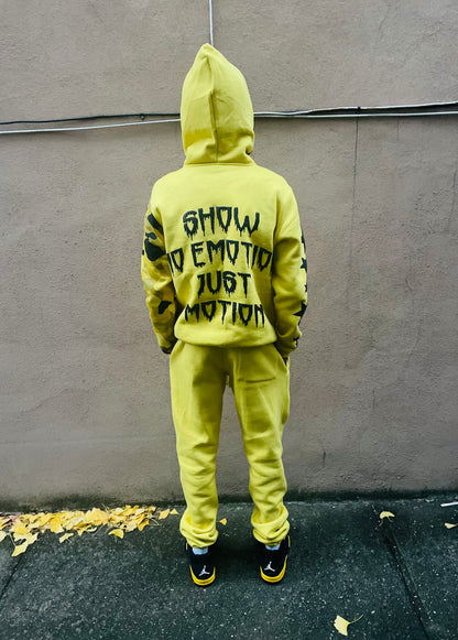 YELLOW YBKS HOODIE & SWEATPANTS