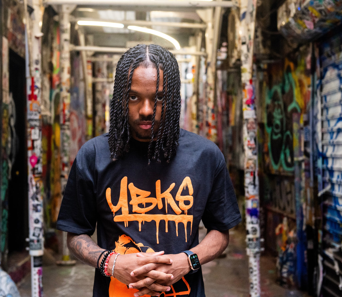 (Black/Orange) YBKS T-SHIRT