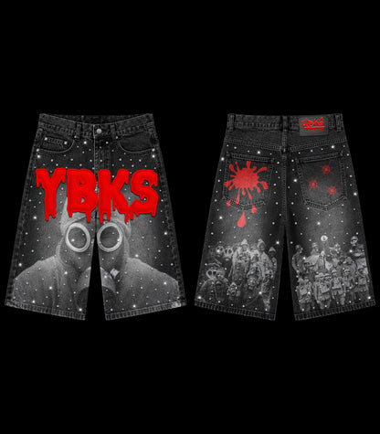 YBKS® Reparations of War™ Denim (BLOODLINE RED)