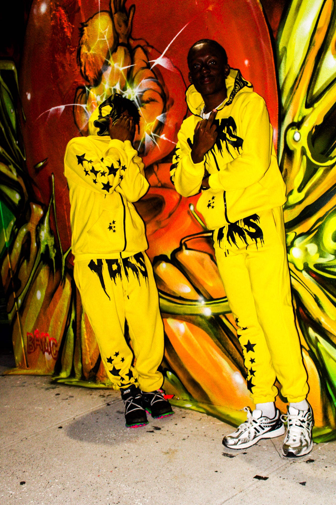 YELLOW YBKS HOODIE & SWEATPANTS