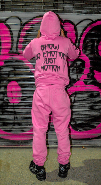 PINK YBKS HOODIE & SWEATPANTS