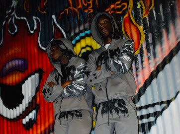 GREY YBKS HOODIE & SWEATPANTS