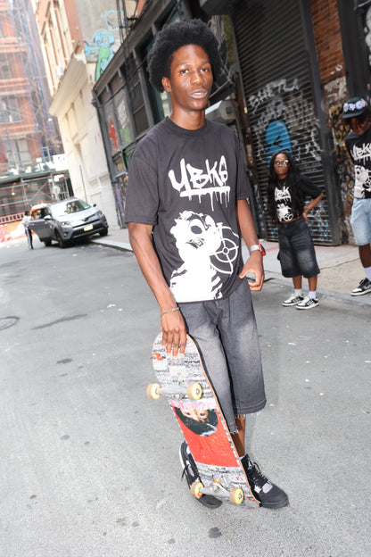 (Black/White) YBKS T-SHIRT