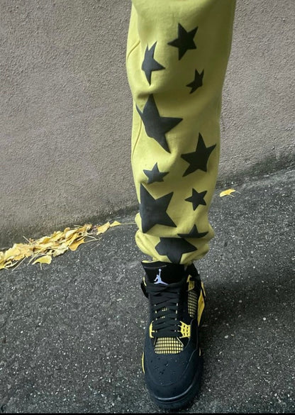 YELLOW YBKS HOODIE & SWEATPANTS