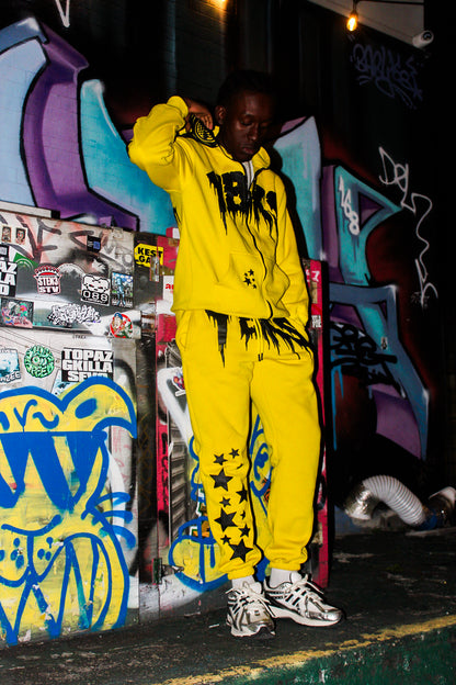 YELLOW YBKS HOODIE & SWEATPANTS