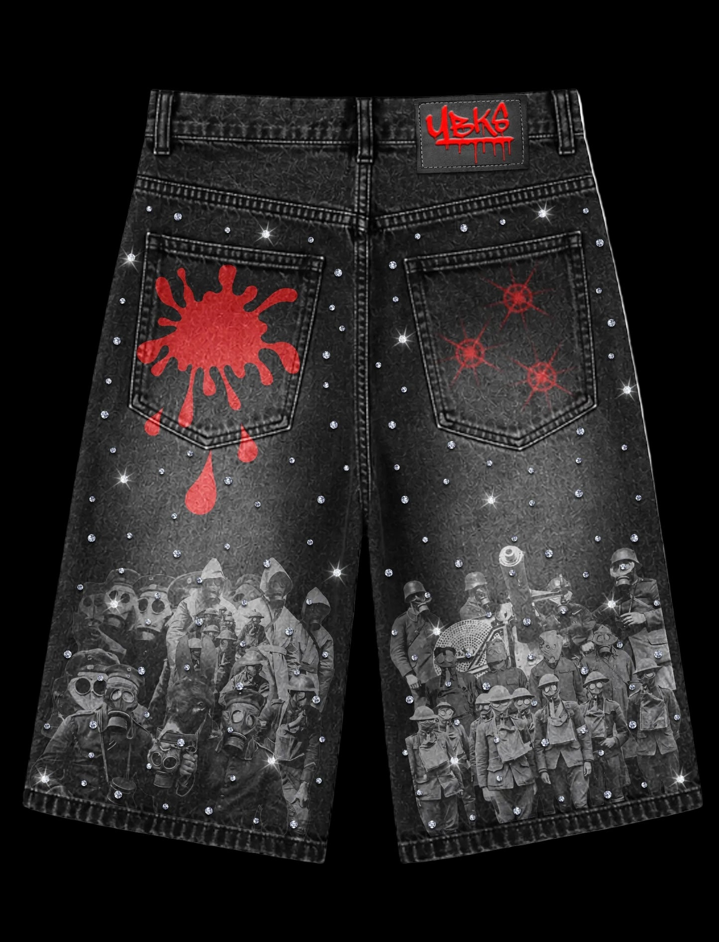 YBKS® Reparations of War™ Denim (BLOODLINE RED)