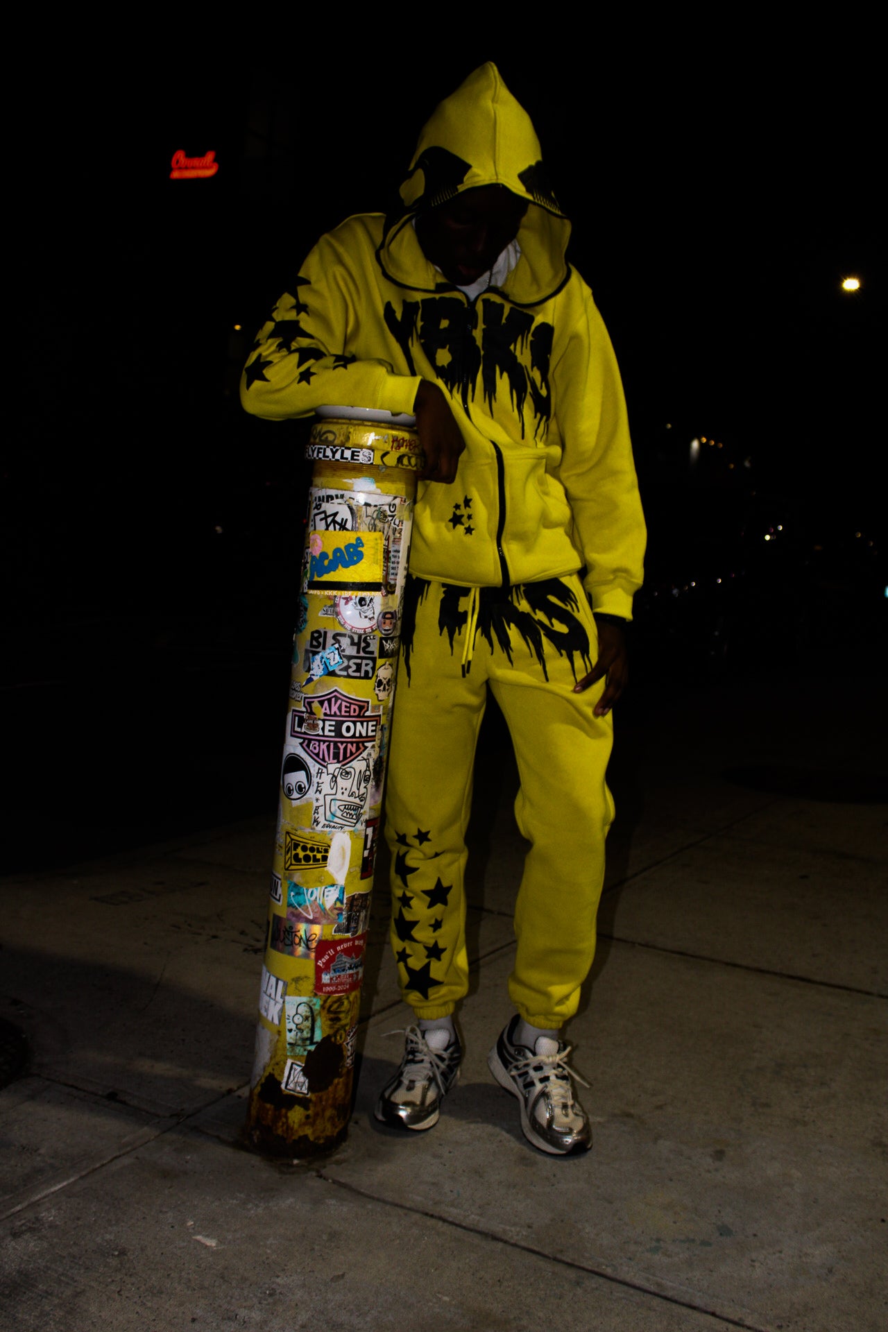 YELLOW YBKS HOODIE & SWEATPANTS