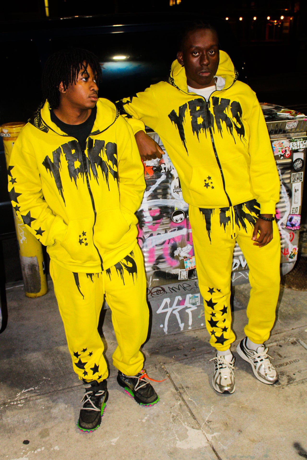 YELLOW YBKS HOODIE & SWEATPANTS