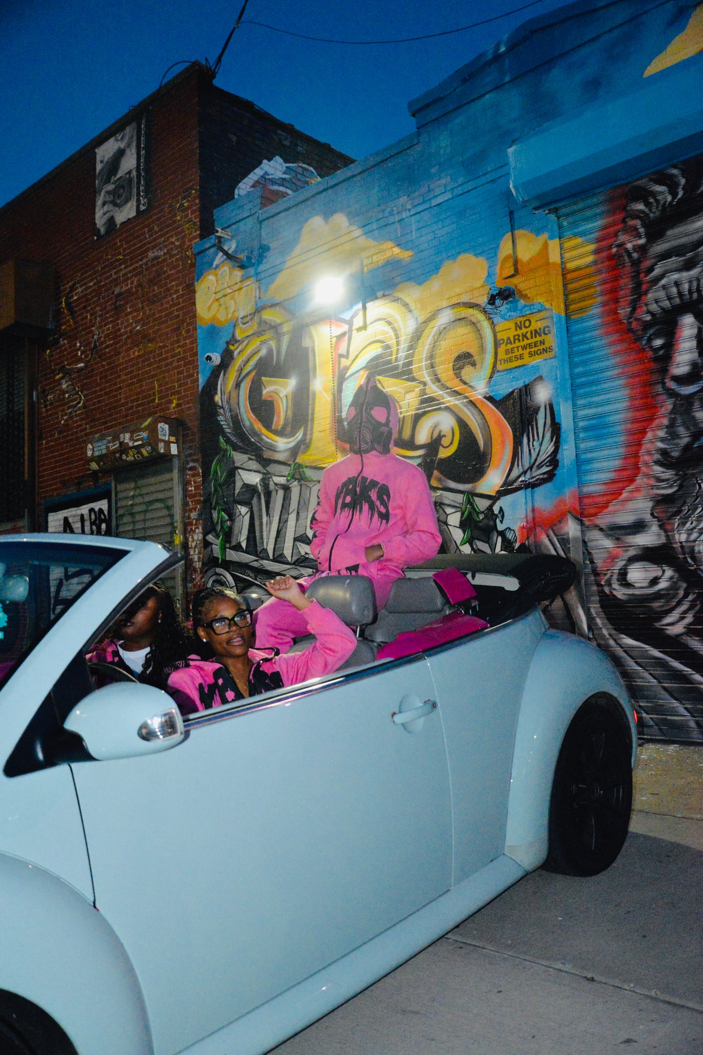 PINK YBKS HOODIE & SWEATPANTS