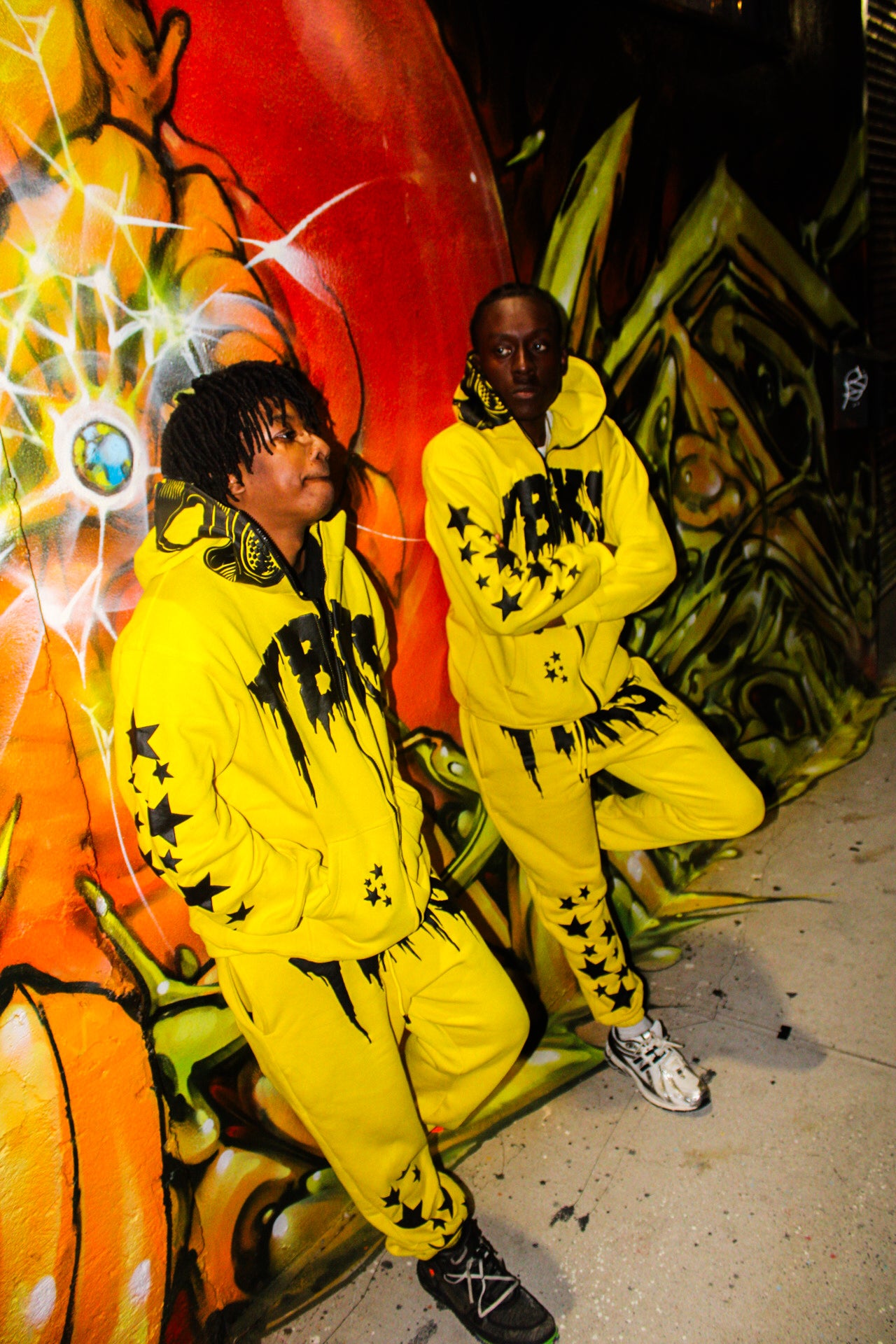 YELLOW YBKS HOODIE & SWEATPANTS