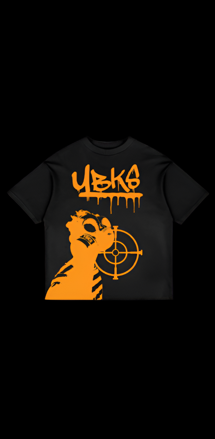 (Black/Orange) YBKS T-SHIRT