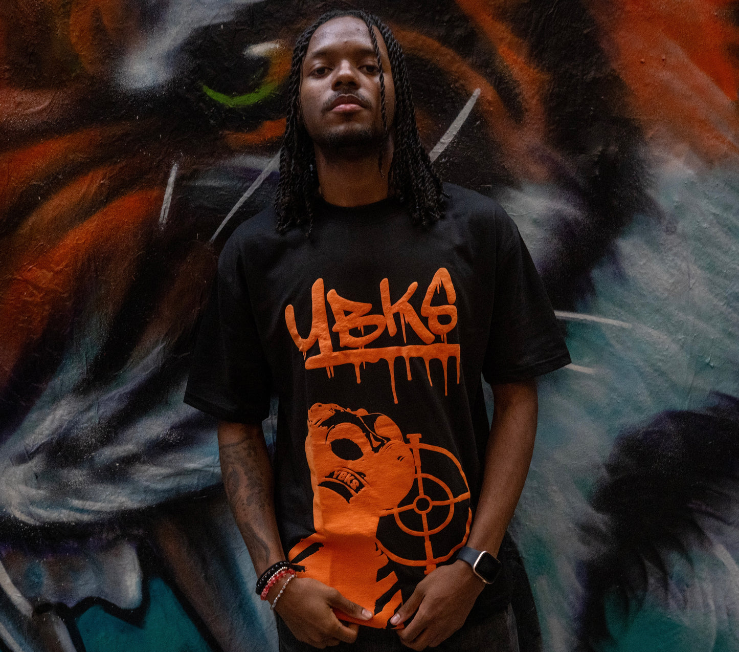(Black/Orange) YBKS T-SHIRT