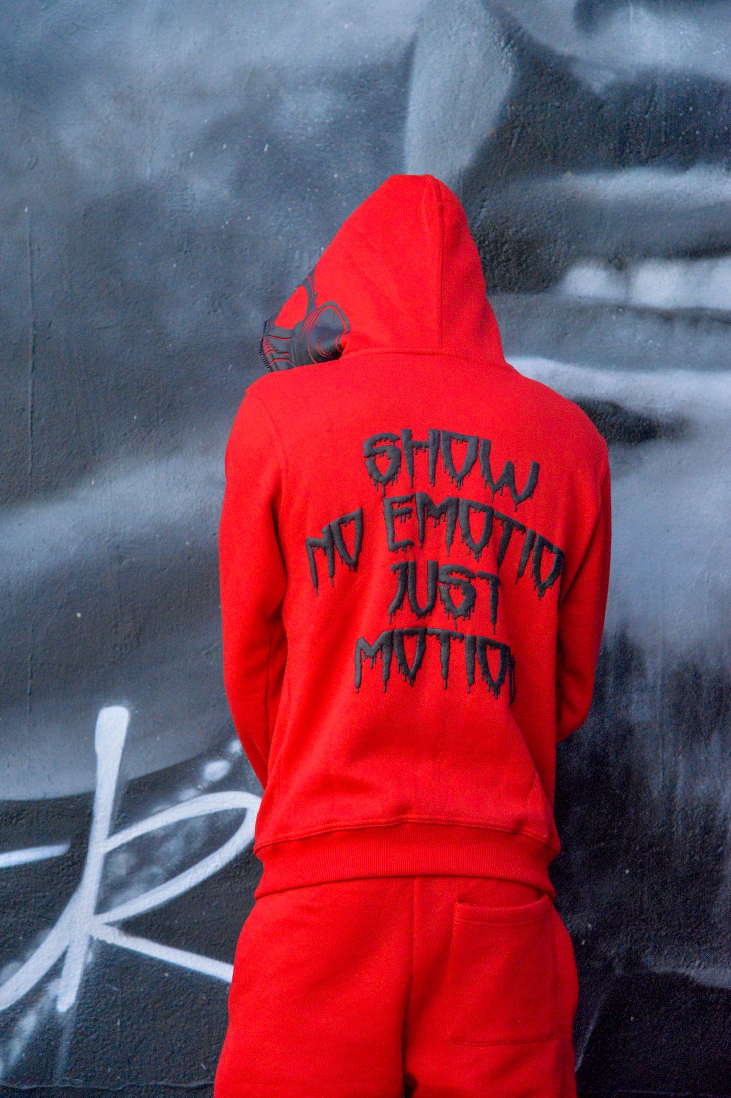 RED YBKS HOODIE & SWEATPANTS