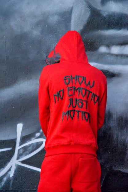 RED YBKS HOODIE & SWEATPANTS