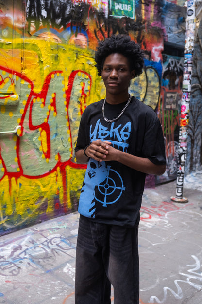 (Black/Carolina Blue) YBKS T-SHIRT